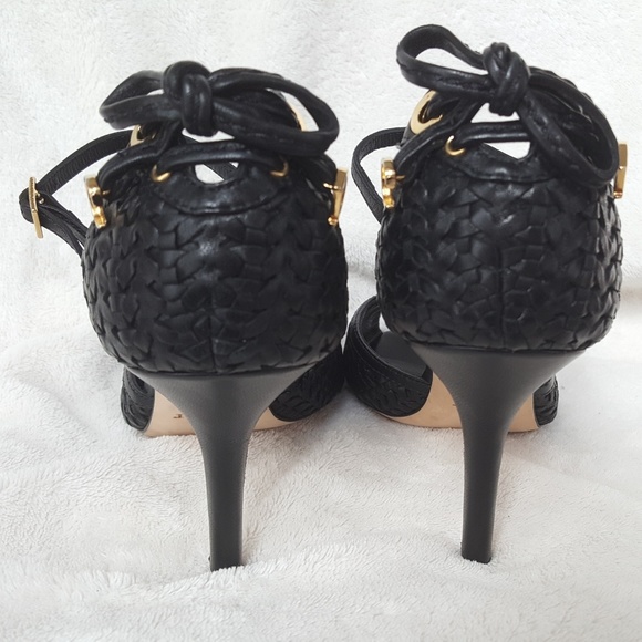 Dior peep toe strappy heels - Picture 3 of 4